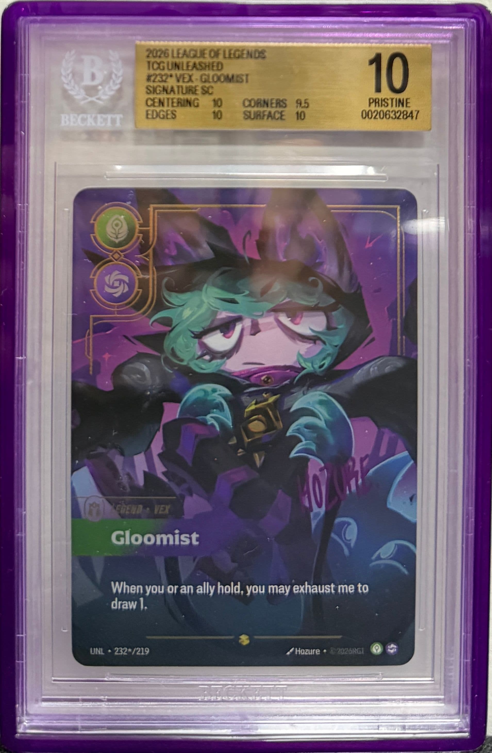 Vex - Gloomist (Signature) — BGS 10