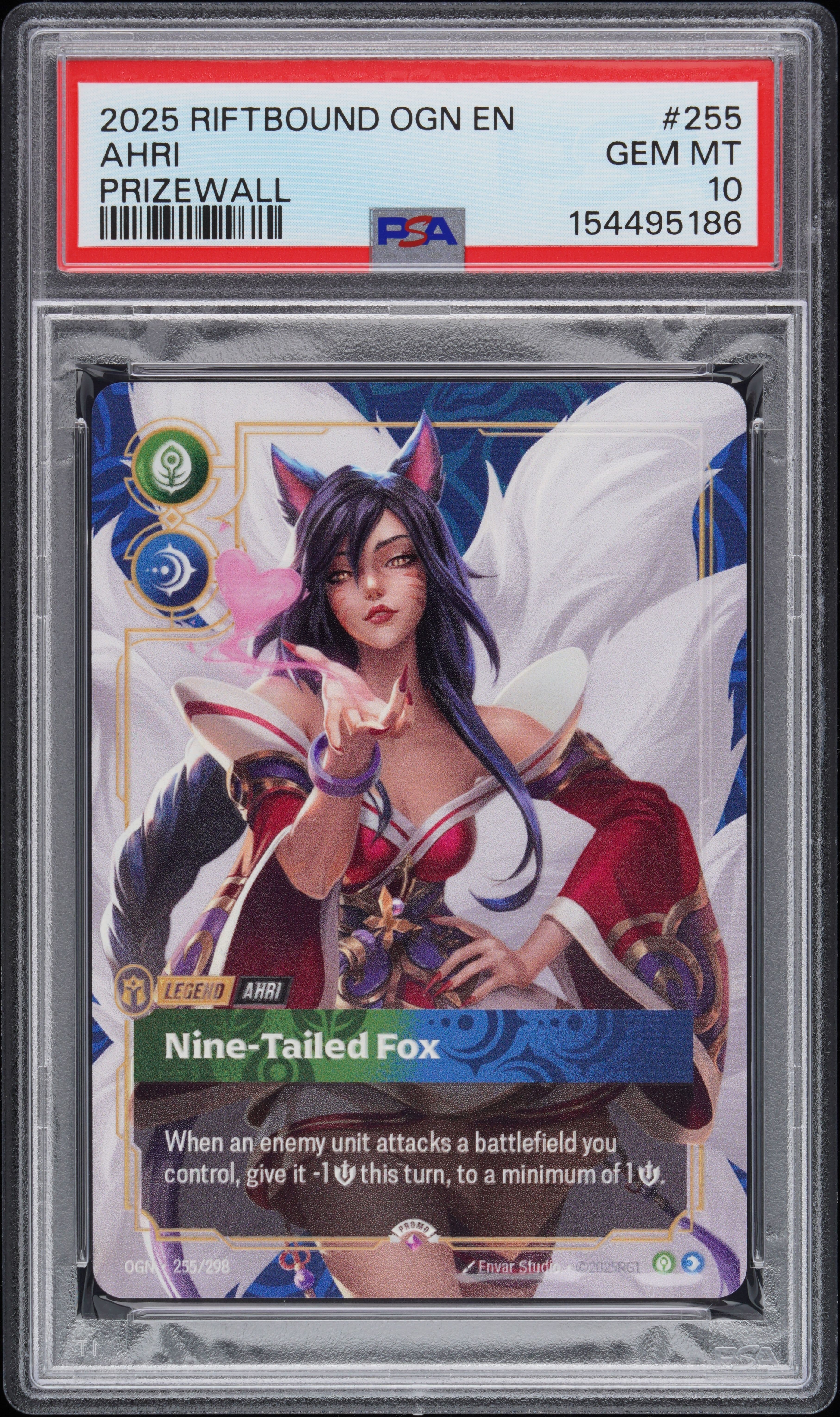 PLATED LEGENDS #255 AHRI PRIZEWALL
