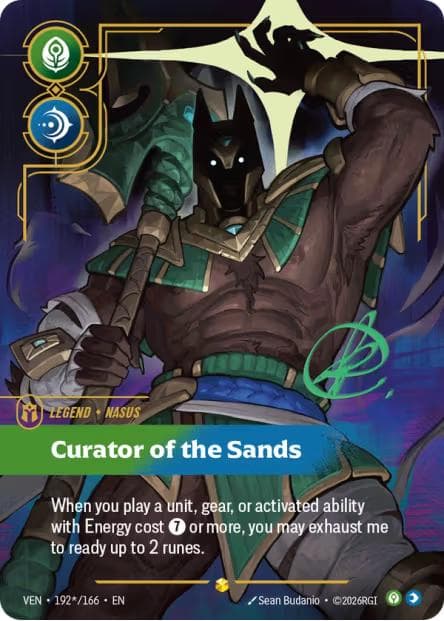 Nasus - Curator Of The Sands (Signature)