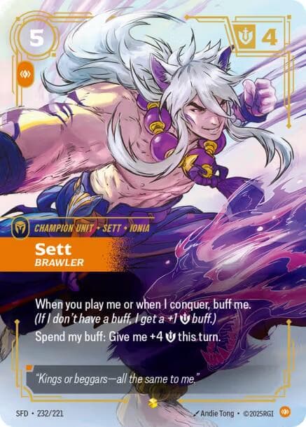 Sett - Brawler (Overnumber)