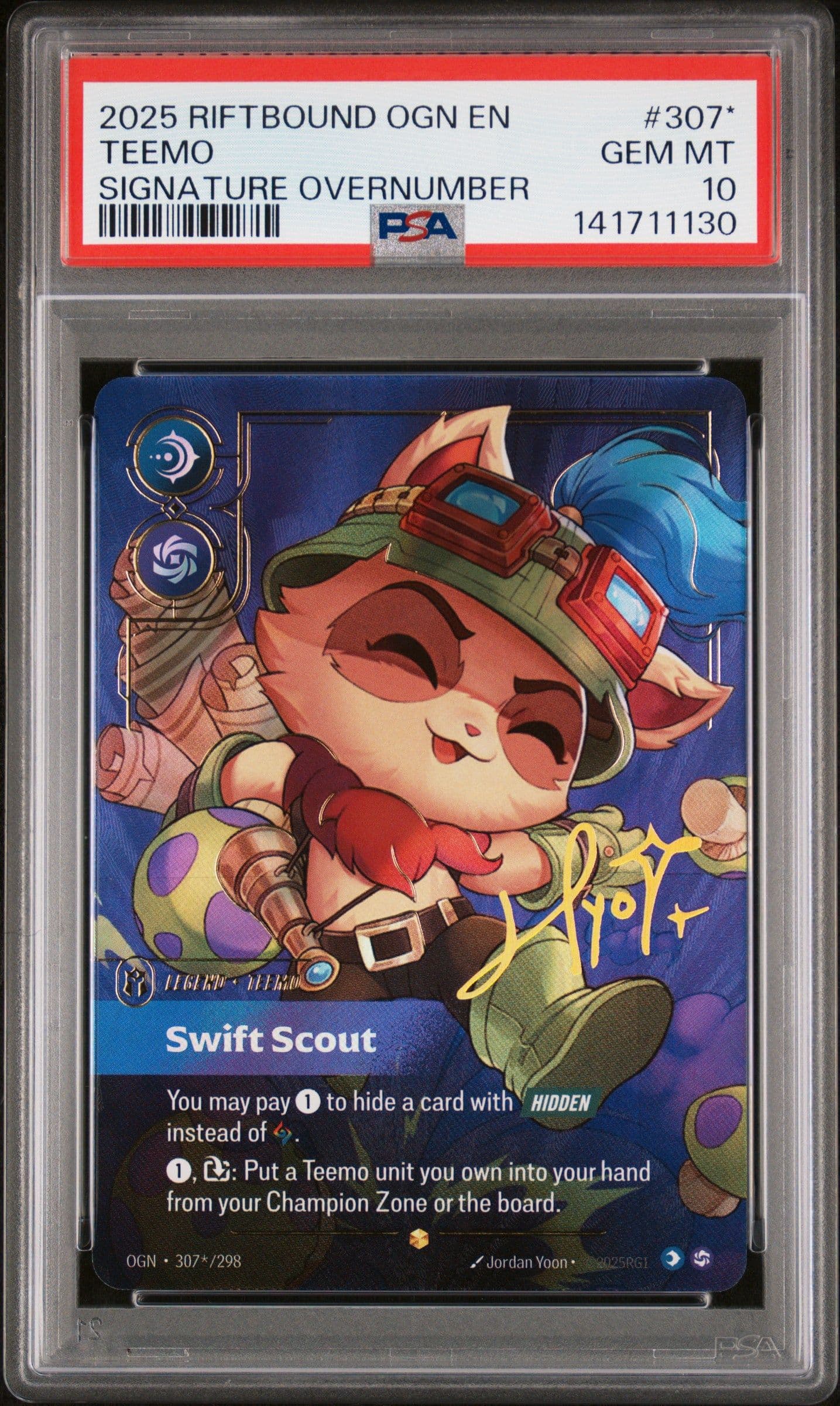 Teemo - Swift Scout (Signature) — PSA 10