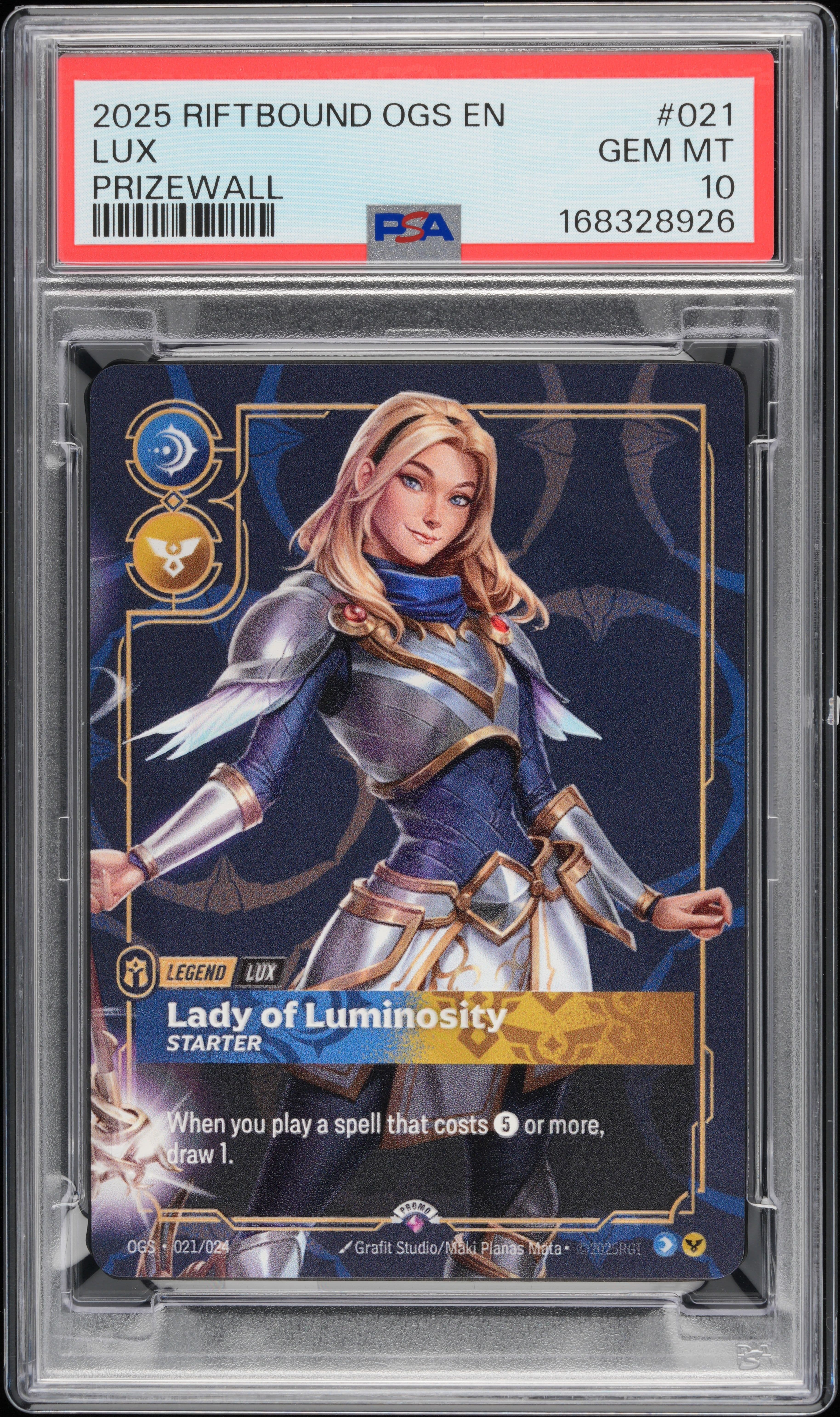 Lux - Lady Of Luminosity (Metal) — PSA 10 — Front