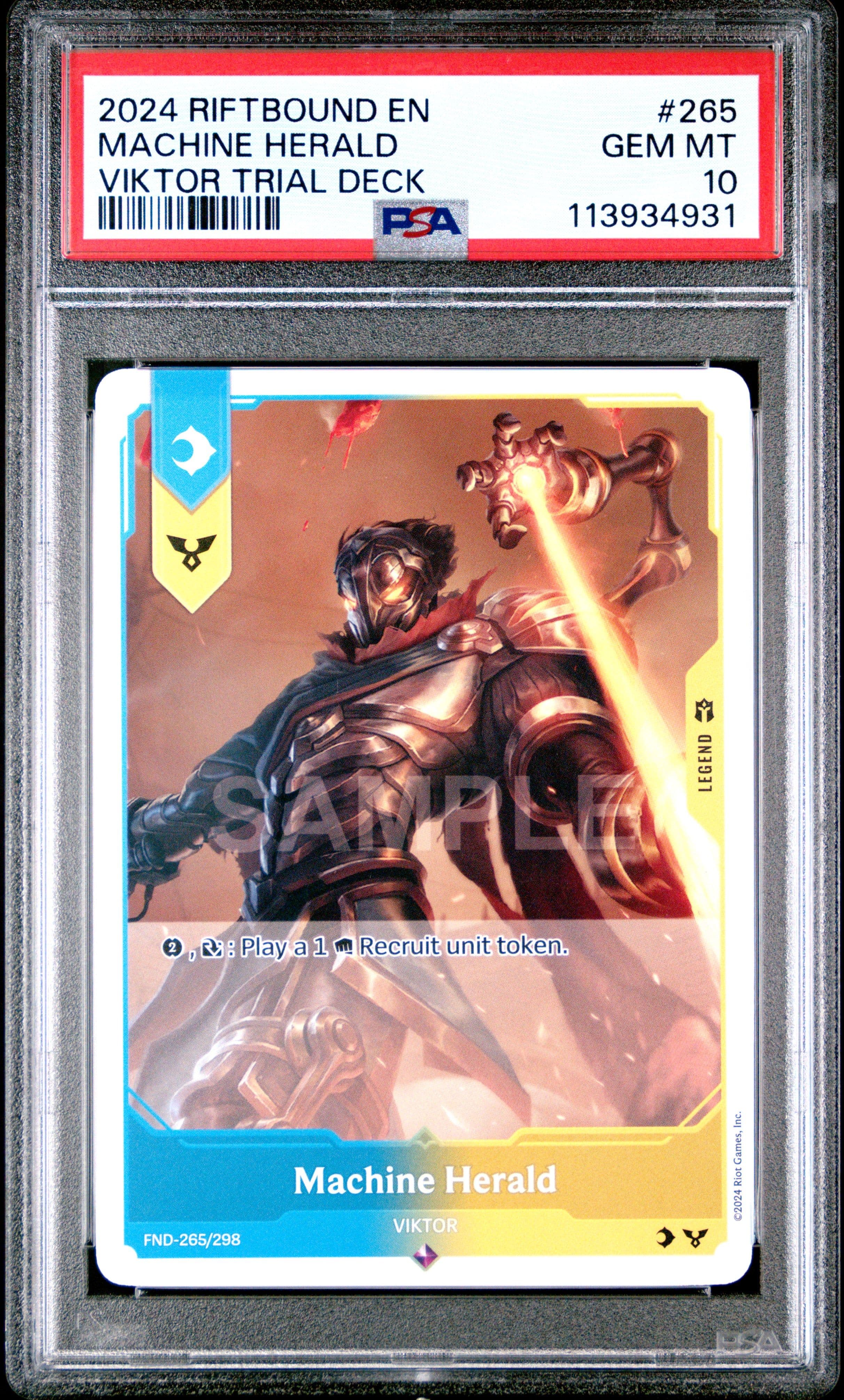 Viktor - Machine Herald — PSA 10